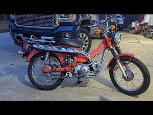 Honda ct90 Clutch replacement repair And clutch cover removal ‪@bucketsgarage‬ ‪@TarylFixesAll‬