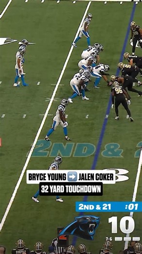 Clean all the way to the end zone 😮‍💨 CARvsNO on FOX/FOX One watch.nfl.com | NFL