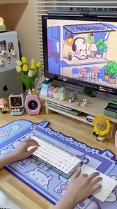 2.9K views · 31 reactions | Mouse pad and wrist rest แผ่นรองเมาส์และที่รองข้อมือ ลายน้องกระต่าย | SwiitSour | Facebook