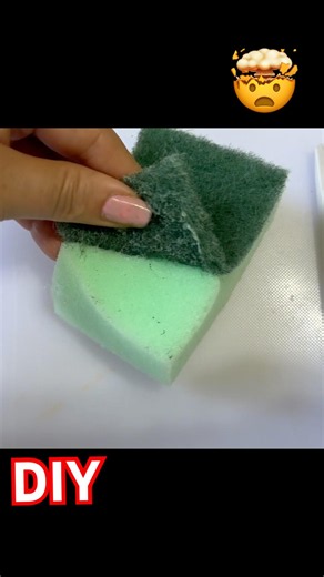 How to make mcdonalds Squishy from Dishwasher 🧽😮diy #mc squishy step by step#diysquishy#mcdonalds