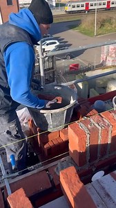 vertical clinker brick laying #construction #satisfying #amsr #tools | Denny Rowland