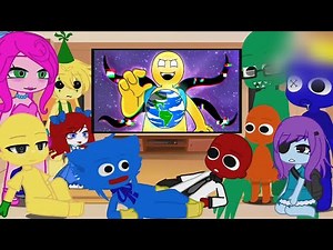 Rainbow Friends React To ORIGIN of THE DARKNESS..