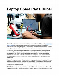 Laptop Spare Parts Dubai - SlideServe