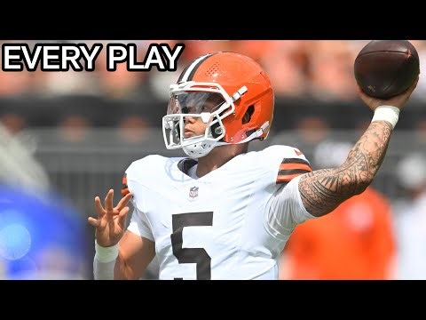 Dillon Gabriel Every Throw and Run From Preseason Week 3