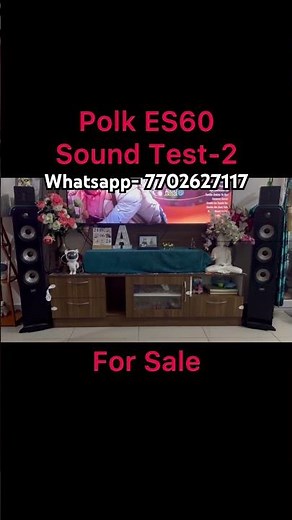 Polk ES60 Sound Test-2 🔊 Audiophile Tower Speaker Power!