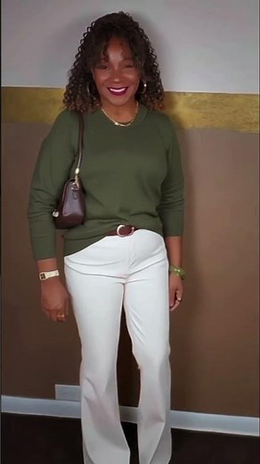 “3 Colors, Endless Style | Minimalist Wardrobe Made Easy | Fashion over 50 🤎💚🤍”