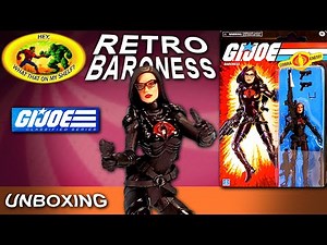 UNBOXING - GI Joe Classified Series - RETRO BARONESS - Hasbro - Cobra!!