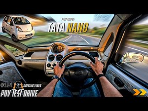 2014 TATA NANO | TWIST XT | 624CC 37BHP | POV Drive #124 | NANO | 4K | REV GEARSHIFT #tata #nano
