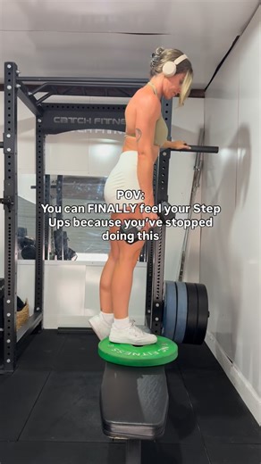 Who can spot the difference between the first set of step-ups vs the second?  #gymlife #stepups #fitnessjourney #womensfitness #women | Lift With Liv | Facebook