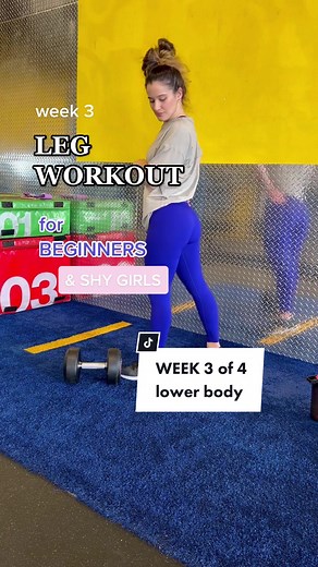 Week 3 Lower Body Workout for Beginners & Shy Girls
