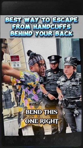 Best Way to Escape From Handcuffs Behind Your Back