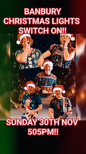 You can catch us next Sunday at 505pm, as we close the Banbury Light switch on event, wrap up warm and come and feel festive. You know you want too☃️🎅🎄🤘🏻❤️ Banbury Town Council Banbury Music Mix Radio | Uninvited