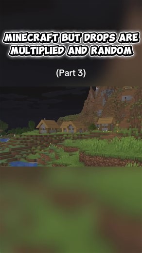 Minecraft but all drops are random and multiplied The rest of the series is on my page leave a like or a follow if you enjoyed! #challenge #minecraft #new #manhunt #update