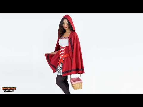 Sweet Little Red Riding Hood!Womens Little Red Riding Hood Halloween Costume | Adults Gothic Cosplay