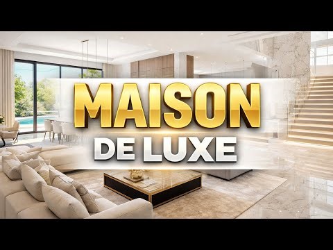 Maison de Luxe Moderne ✨ Intérieur Haut de Gamme & Design Élégant