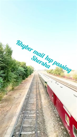 💨🚆 “Khyber Mail 1UP — Full Speed Passing Shersha Junction!” ⚡🌟