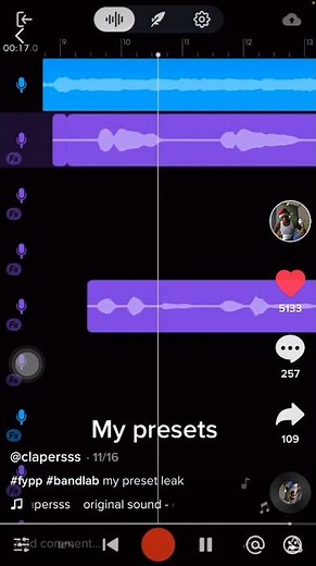 Cl4pers want me creator preset !!!!!🔥