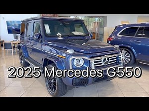 2025 Mercedes-Benz G550: The Perfect Blend of Luxury and Refined Performance