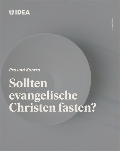 Evangelische Nachrichtenagentur IDEA | 🗨 Sollten evangelische Christen fasten? 📊 Diese Frage diskutieren der promovierte evangelische Theologe Peter Zimmerling und Jürgen... | Instagram