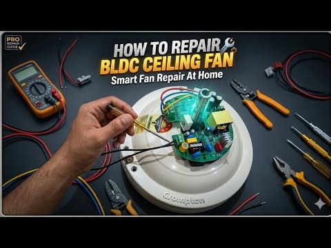 How To Repair Bldc Ceiling Fan | Ceiling Fan Repair | NS Electric #Bldc_Ceiling_Fan_Repair