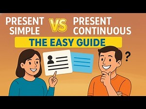 ✨Present Simple vs Present Continuous — The Easy Guide to Finally Understand the Difference!