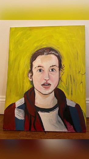 1 Hour Timelapse Rework of 6-Year-Old Ellie Painting | The Last of Us