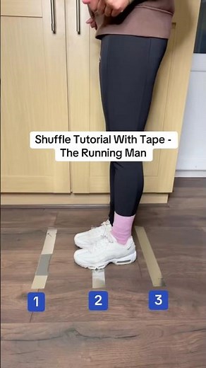 Your basic shuffle step - The #runningman 😇 #shuffletutorial #shuffledancetutorial #shuffledance