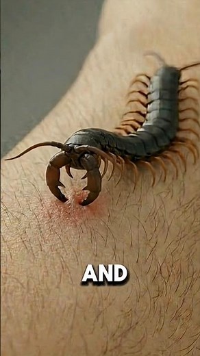 How a Centipede Detects and Attacks You | Venomous Bite Explained