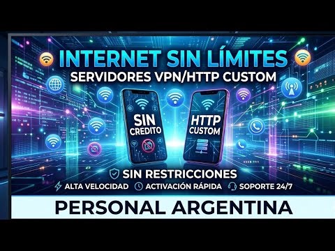 Internet gratis ilimitado - servidores http custom🚀✅️