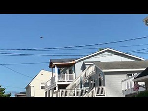 Piper PA-25 Pawnee towing a Geico banner 7/7/2017.