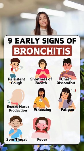 1.2K views | 9 Early Signs of Bronchitis #healthy #healthtips #lunghealth #lungdisease #bronchitis | Cannonn | Facebook