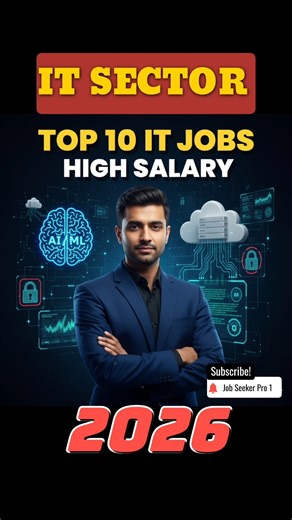 ‎Top 10 IT Jobs in India (2026) 💻🔥 | ₹12–50 LPA Salary