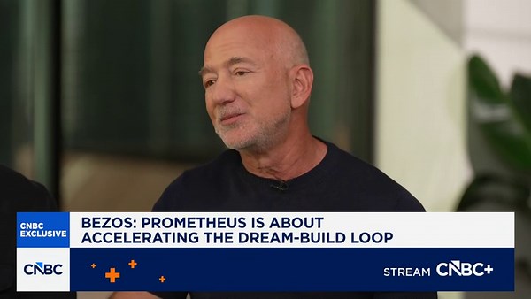 Co-CEO Jeff Bezos: Prometheus AI is operating at different level of detail than LLMs