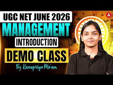 UGC NET Management | UGC NET Management Demo Class By Kanupriya Mam