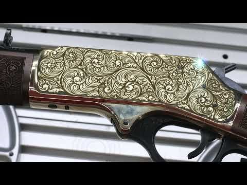 Laser Engraving A Henry Repeating Arms 30-30 Lever Action Rifle with my Artwork