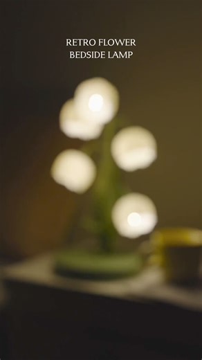 12K views · 17 reactions | Turn your bedroom into a blooming sanctuary with our Retro Flower Bedside Lamp!   Get it now on the Temu app using the code dkr4292. #Temu #TemuFinds | Temu Canada | Facebook