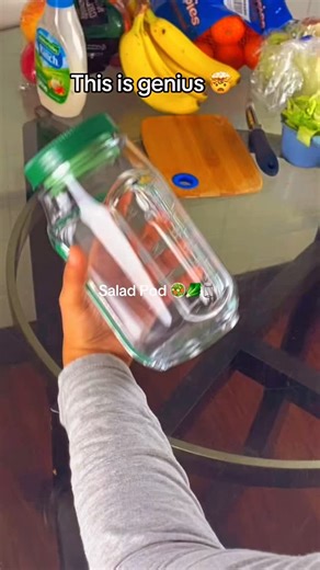 Who ever invented this needs a raise💰#asmr #saladrecipe #salad | Edge & Ember