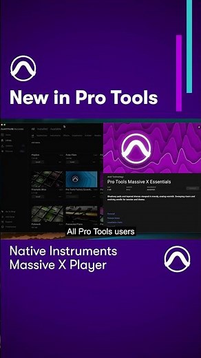 Pro Tools now includes Massive X Player, bringing a powerful synth engine directly into Pro Tools