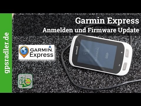 Connect to Garmin Express and install firmware update