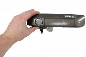 Pop & Lock Custom Tailgate Handle with Lock - Codes to Ignition Key - Manual - Pyrite Mica Pop and L