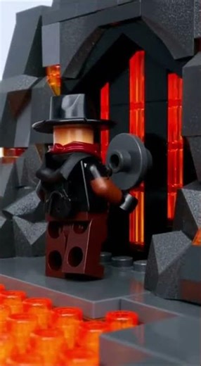 Wild West Bandit and a Lego scanner tool (trans-red tip)