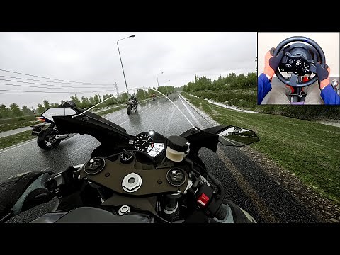 Ride 4 | Incredibly Realistic Driving Yamaha R6 | Steering Wheel + Shifter | GamePlay
