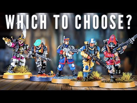 Paint 10 Imperial Guard Regiments (Part 1)