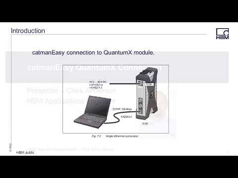 HBM FAQ-catmanEasy QuantumX connection