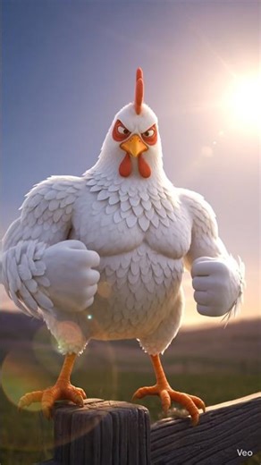 “Chicken Dreams of Flying… What Happens Next Is Hilarious! 😂🐔”