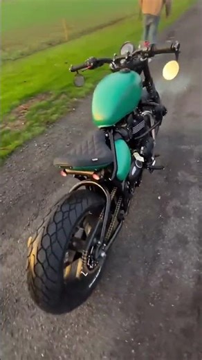 custom bobber motorbike