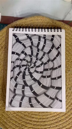 Day 256 - Easy doodle for relaxation #art #doodleart #doodle #zen #zentangle #ytshorts