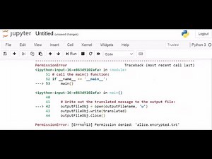 How to fix PermissionError in Jupyter Notebooks