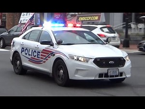 Washington D.C. Metropolitan Police Responding Code 3 in Traffic