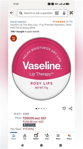 Affordable Lip Balm - Vaseline Lip Therapy Review